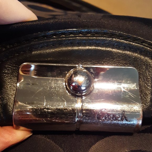 Coach Kristin Op Art Sateen Large Hobo bag - Picture 4 of 9